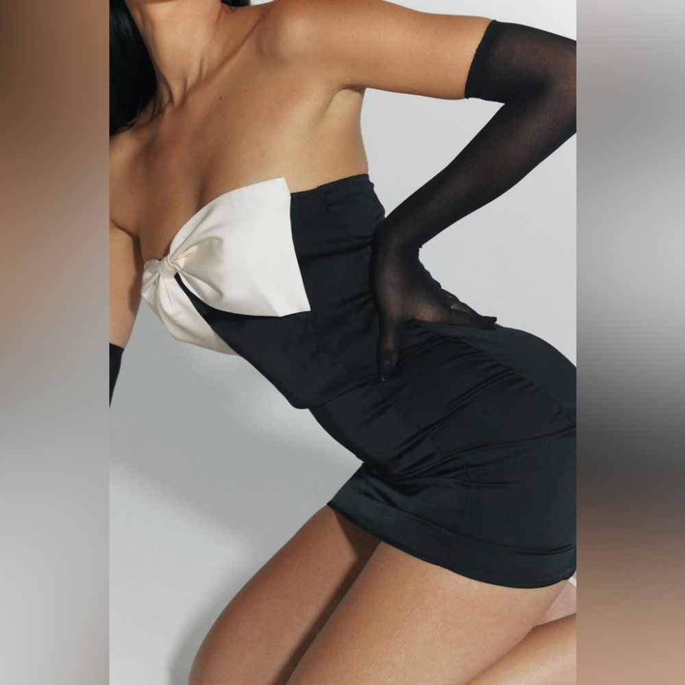 Mini black dress